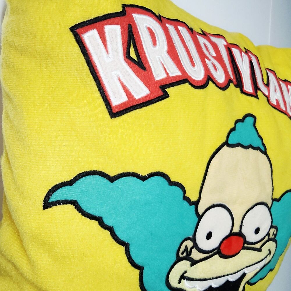 Official Universal Studios Krustyland Krusty the Clown Plush Pillow The SIMPSONS - Picture 5 of 9